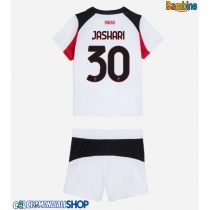 Maglie da calcio AC Milan Ardon Jashari #30 Seconda Maglia Bambino 2025-26 Manica Corta + Pantaloni corti)